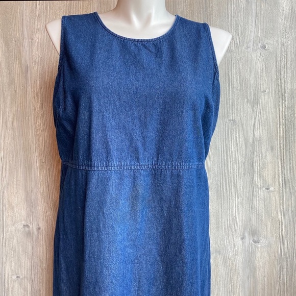 Bridge water 2 piece long denim dress and top set size 16w - Picture 10 of 14